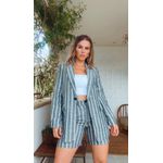 Conjunto Short E Blazer My Crush Cinza 