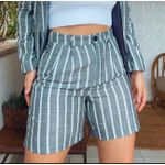Conjunto Short E Blazer My Crush Cinza 