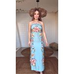 Vestido Cropped Maira Estampado
