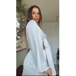 Blusa Transpasse Vittorina Branco