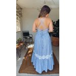 Vestido Listrado Navy Chiclé Listrado