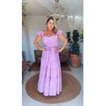 Conjunto Top E Saia Cigana Rosa