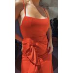 Vestido Cetim Juliete Vermelha