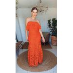 Vestido Jack Renda Laranja
