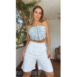 Top Jeans Costela De Adao Jeans