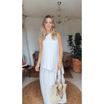 Vestido Longo Athenas Off White