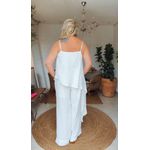 Conjunto Assimétrico Chicle Off White