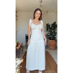 Vestido Linho Dalila Chiclé Cru
