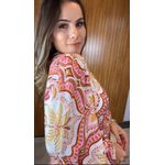 Bata Lenço Jóia Tropical Estampado