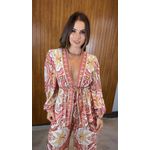 Bata Lenço Jóia Tropical Estampado
