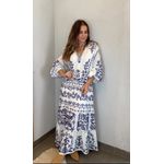 Vestido Longo Relicário Tropical Estampado