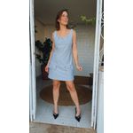 Vestido Curto Giovana Cinza 