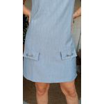 Vestido Curto Giovana Cinza 