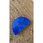 Clutch Marmorizada Azul Bic