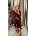 Vestido Boho Marsala