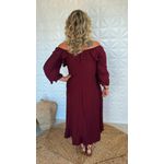 Vestido Boho Marsala