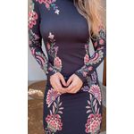 Vestido Midi Jardim Maravilhoso Estampado