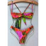 Biquini Double Floral Bem Me Quer Estampado