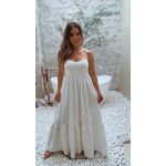 Vestido Linho Elizabete Branco
