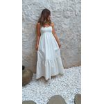 Vestido Linho Elizabete Branco