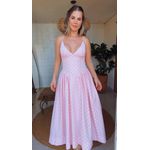 Vestido Paola Chiclé Rosa