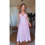 Vestido Paola Chiclé Rosa