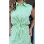 Vestido Midi Chiclé Verde