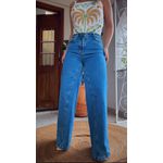 Calça Jeans Wide Recorte Jeans