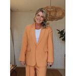 Blazer Estruturado Chiclé Terra Cota
