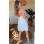 Vestido Curto Vies Alcinha Off White