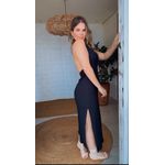 Vestido Ombro Só Ribana Preto