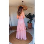 Vestido Estela Chiclé Rose