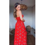 Vestido Longo Tucapoa Estampado