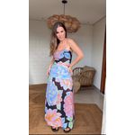 Vestido Tule Floral Sofia Estampado