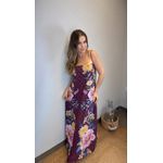Vestido Longo Jardim Delicado Estampado