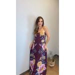 Vestido Longo Jardim Delicado Estampado