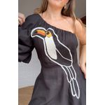 Vestido Bordado Copatucano Estampado