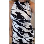 Vestido Cruzado Panteras Estampado
