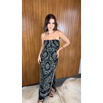 Vestido Cropped Localizado Borbolina 