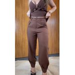 Conjunto Cindy Victoria Marrom