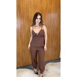 Conjunto Cindy Victoria Marrom