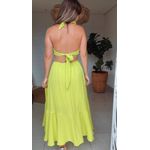 Vestido Midi Lorena Verde Lima