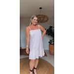 Vestido Curto Lara Listrado Rosa