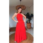 Vestido Jammy Chiclé Vermelha