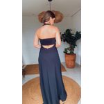 Vestido Frente Única Chiclé Preto