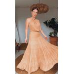 Vestido Jammy Chiclé Bege 