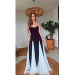 Vestido Bicolor Emily 2 Cores