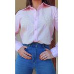 Camisa Bordada Anne Rosa