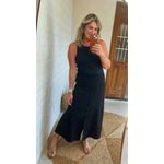 Saia Lorena Suede Preto