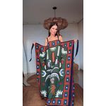 Vestido Midi Lenço Tropicalia Estampado